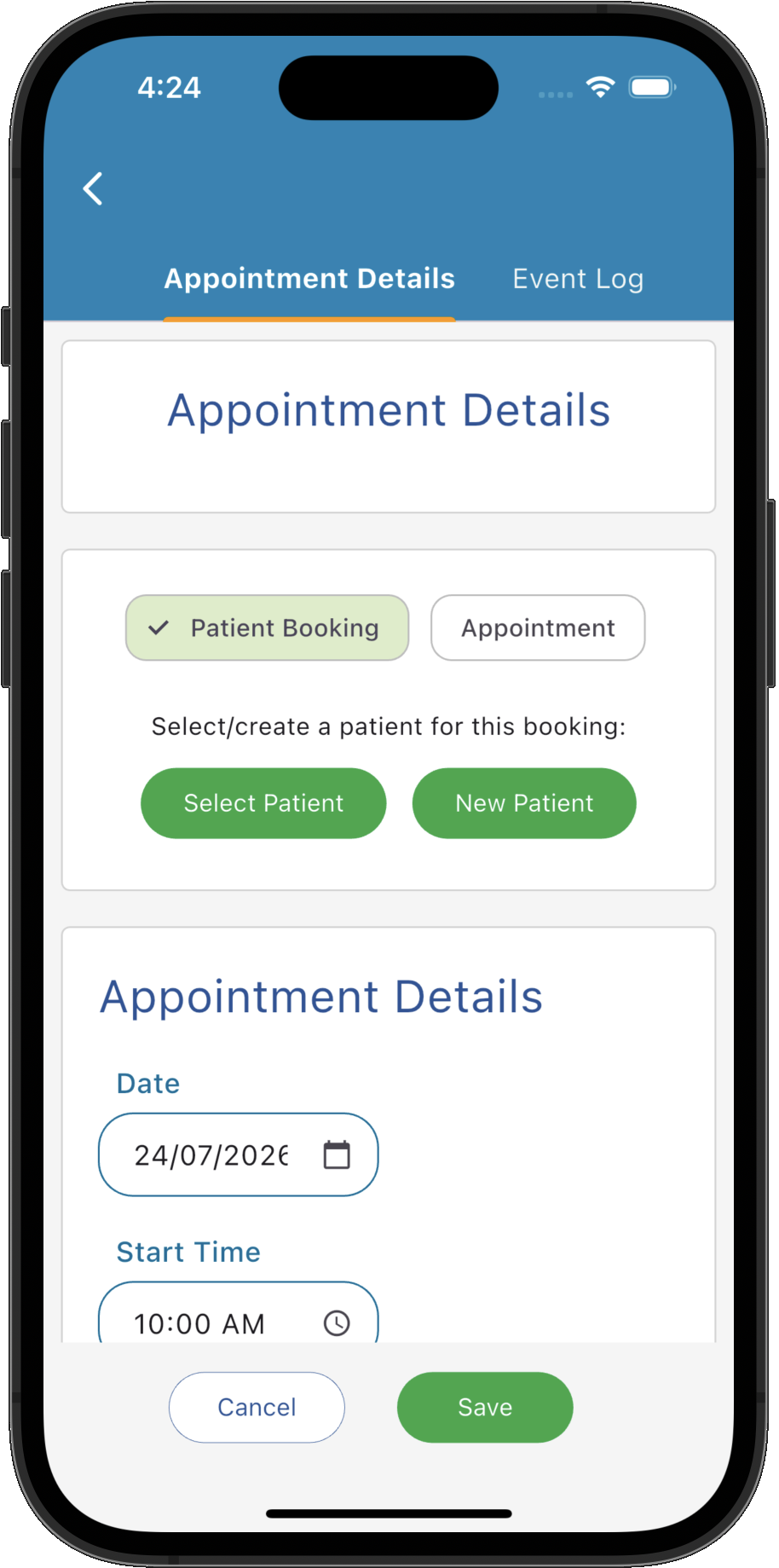 Practice Master Pro simultaneous appointment booking software